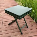 Portable Outdoor Folding Chair - Army Green Multifunctional for Soldiers