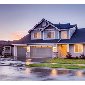 Aluminum Alloy Garage Door - Intelligent Flap Antique Brushed Copper Silent