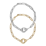 Stainless Steel Paperclip Necklace Manufacturer - Simple Circle Pendant Unisex DIY Clavicle Chain Hot Selling