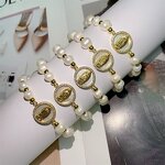 Rosary Bracelet Manufacturer - Freshwater Pearls & Diamond Virgin Mary Charms for Catholic Church Prayer Unisex Gift