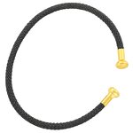 Female DIY Jewelry Accessories Manufacturer - 3mm Screw Bracelet Adjustable C-Shaped Elastic Opening Bangles