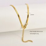 Stainless Steel Cuban Chain Manufacturer - 18k Gold Plated Snake Figaro Necklace High Quality Jewelry