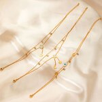 Multifunctional Ankle Chain for Women Manufacturer - 18K Stainless Steel Non Fading Elegant Temperament Daily Wear