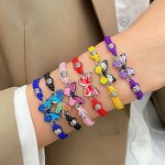 Adjustable Butterfly Bracelet for Women Manufacturer - Hand Woven Knot Friendship & Couple with Color Enamel