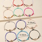 Beaded Bracelet Jewelry Manufacturer - Colorful Adjustable Braided Rope Handmade Cotton Cord
