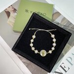 Rosary Bracelet Manufacturer - Freshwater Pearls & Diamond Virgin Mary Charms for Catholic Church Prayer Unisex Gift