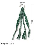 Bag Charms Manufacturer - Creative Styles Cloth Fabric Materials Vintage Colorful String Beads DIY Accessory