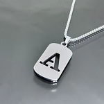 Alphabet Letters Necklace for Couples Manufacturer - Stainless Steel Link Chain 26 Versatile Unisex Clothing Accessory