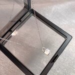 Personalized Necklace Manufacturer - Diamond-inlaid Shell Lock Pendant Collarbone Chain for Gift Sample Jewelry