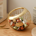 Iron Art Coffee Table Basket Manufacturer - for Snacks Fruits Candy Dinnerware Home Decoration