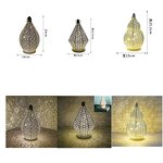 Retro Iron LED Candle Stand Manufacturer - Square Hollow Wind Lamp for Home Christmas Decoration