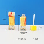 Cosmetic Lip Gloss Tube Manufacturer - New Unique Shape Custom Irregular Multi Color Empty