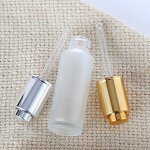 Glass Dropper Bottle Manufacturer - 15ml 20ml 30ml 50ml Clear Frosted with Press Pump Button Pipette