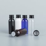 Plastic PET Bottles Manufacturer - Wholesale Custom 30ml for Clear Black White with Aluminum Screw Cap