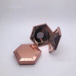 ABS Shadow Blush Case Manufacturer - Custom Luxury 8g Hexagon Powder Case with Mirror