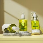 Biodegradable Shampoo Bottle Manufacturer - Luxury PET 500ml with Pump Sprayer Custom Empty Plastic