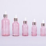 Glass Dropper Bottles Manufacturer - 30ml 50ml 100ml Cosmetic Pink Rose Gold for Essential Oil Perfume