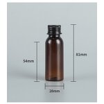 Plastic PET Bottles Manufacturer - Wholesale Custom 30ml for Clear Black White with Aluminum Screw Cap