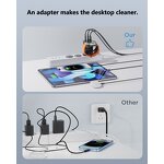 43W Apple Watch Charging Block Manufacturer - Built-in iWatch Charger 3 Ports Fast with USB-C USB-A PD for iPhone