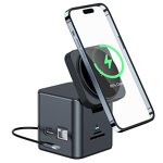 8 in 1 Magnetic Wireless Charger Stand Manufacturer - USB C Hub 3.0 Multi Adapter for Watch Airpod Phones Trending Product 2024