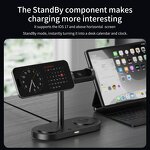 Qi2.2 25W Wireless Charging Station Manufacturer - 3 in 1 Magnetic with Active Fan Cooling for iPhone 16-12 Series & Type-C