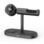 Qi2.2 25W Wireless Charging Station Manufacturer - 3 in 1 Magnetic with Active Fan Cooling for iPhone 16-12 Series & Type-C
