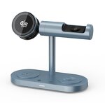 Qi2.2 25W Wireless Charging Stand Manufacturer - 5 in 1 with LED Light Cooling Fan for Apple Samsung Phone Watch