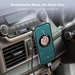 3.3ft Nylon Aux to USB C Cable Manufacturer - Type C to 3.5mm for Car Headphones Speakers for iPhone 15/16 Galaxy S24/S23