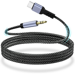 3.3ft Nylon Aux to USB C Cable Manufacturer - Type C to 3.5mm for Car Headphones Speakers for iPhone 15/16 Galaxy S24/S23