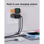 43W Apple Watch Charging Block Manufacturer - Built-in iWatch Charger 3 Ports Fast with USB-C USB-A PD for iPhone