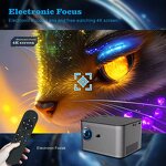 HY350 Smart Projector Manufacturer - Factory Price Android 11 4K 1920*1080P Portable LCD Projector in Stock