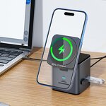 USB C Hub 8 in 1 Docking Station Manufacturer - Type C Adapter with Wireless Charger 100W PD 4K HDTV VGA USB 3.0 Ethernet SDTF