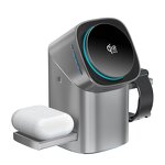 3 in 1 Charging Station Manufacturer - Rotating Wireless Qi22 25W Certified for iPhone 17 Apple Watch AirPods