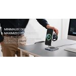 25W Qi2.2 Fast Wireless Charger Manufacturer - 3 in 1 Charging Stand with Cooling Fan for iPhone Samsung