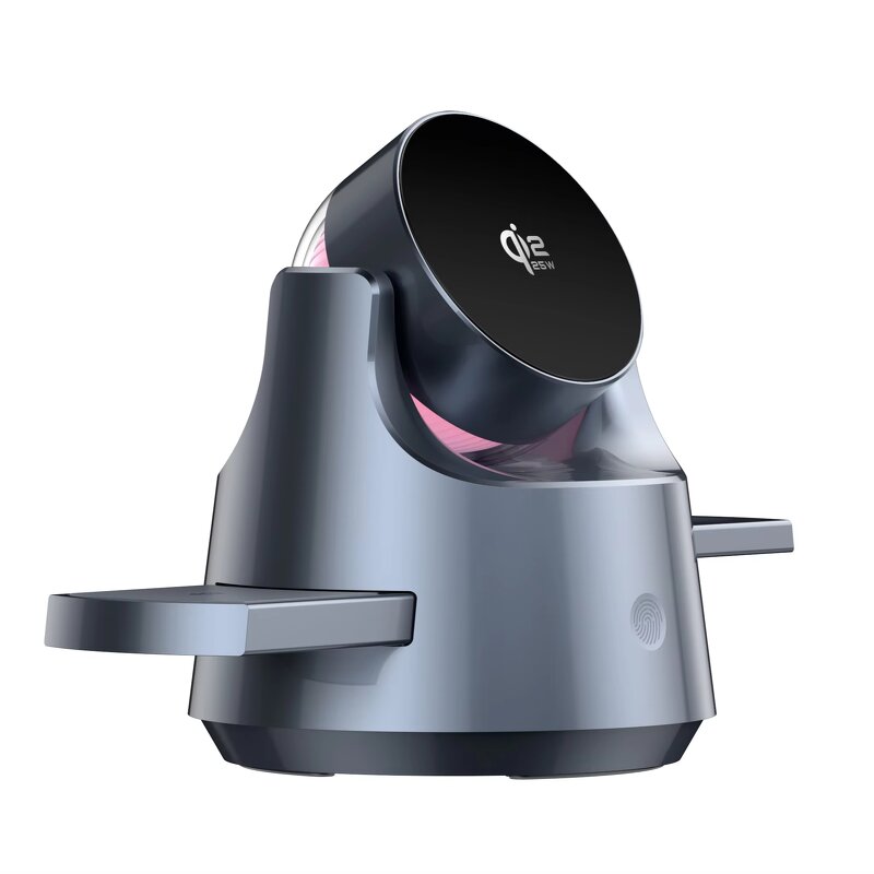 Qi2 25W Wireless Charging Stand Manufacturer - 4 in 1 Dock for Multiple Devices with Light for iPhone Samsung