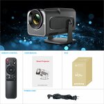 HY320 Mini Portable Projector Manufacturer - Smart Home WiFi Wireless Projection BT5.0 LED Game 4K 720P HD Smart TV Box