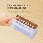 Portable White Noise Sleep Sound Machine Manufacturer - 8 Kinds of Natural Sounds 255+ Mixer Options with Sleep Timer for Babies