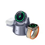 15W Wireless Charging Station Manufacturer - 4 in 1 Smart Watch Compatible Dock with Light for iPhone 15 & 16