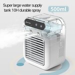 2025 NEW Mini Personal Air Conditioner Fan Manufacturer - 2 Modes Rechargeable Quiet Wide-angle Air Supply Ultralight for Home Office Camping