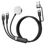 Type C 3 in 1 Charging Cable Manufacturer - Wireless Charger Watch Cable for IOS Flexible USB Data Transfer Wholesale