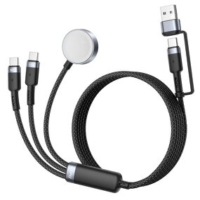 Type C 3 in 1 Charging Cable Manufacturer - Wireless Charger Watch Cable for IOS Flexible USB Data Transfer Wholesale