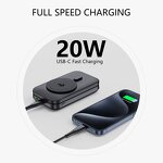 10000mAh Wireless Power Bank Manufacturer - iPhone Foldable Portable Stand with 15W Magnetic Wireless Charger