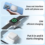 Metal Magnetic Wireless Power Bank Manufacturer - 5000mAh 20W Fast Charging External Battery for iPhone Airpods Watch