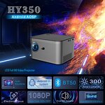 HY350 Factory 4K Mini Smart Projector Manufacturer - Android 11 Home Theater Portable Auto HD Projector in Stock 2024 NEW