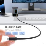 105W Multi-Functional Charger Manufacturer - with Retractable USB-C Cable Power Combo Strip for Laptops Phones Magnetic