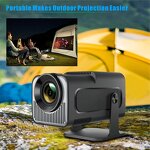HY320 Mini Projector Manufacturer - Dual WiFi6 Allwinner H713 BT5.0 Portable LCD Smart Projector Home Theater High Quality