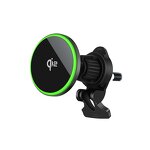 Qi2 Car Mount 15W Wireless Charger Manufacturer - Magnetic Safe Fast Charging with Phone Holder