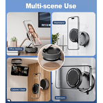 Suction Cup Phone Mount Manufacturer - 360° Adjustable Vacuum Magnetic Holder for Car Desk Compatible All Smartphones