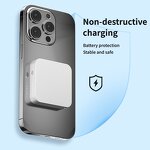3 in 1 Metal Magnetic Wireless Power Bank Manufacturer - for iPhone Airpods Watch Mini Portable Fast Charging 5000mAh External Battery