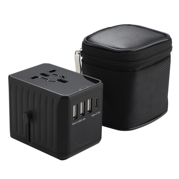 Smart Universal Travel Adapter Manufacturer - International Plug Adaptor Wall USB Type-C PD 2000W OTP OCP for USA EU UK AU